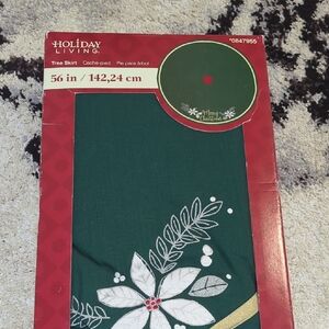 Holiday Living Green Tree Skirt